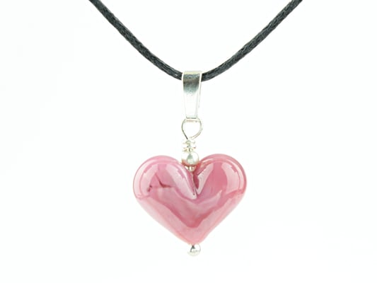 Anhängerchen Herzchen Pink