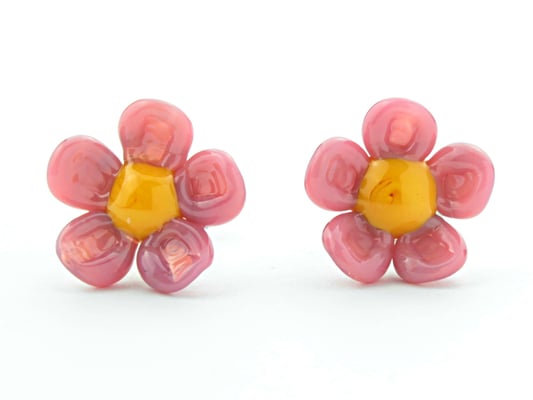 Stecker Blüten pink