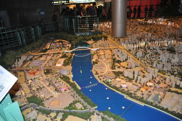 China, Shanghai, Stadtplanungsmuseum