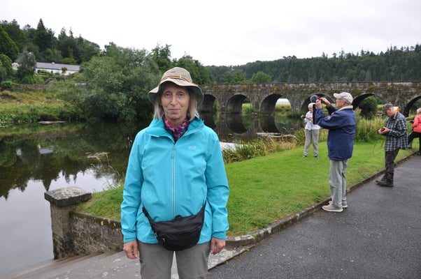Irland, Inistioge, Brücke und Stadt