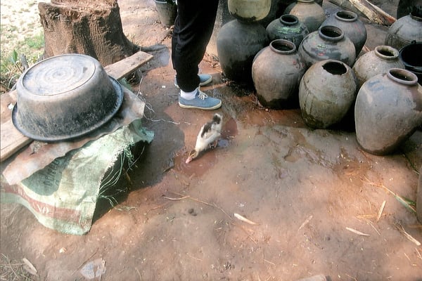 Laos, Dorf Ba Xang Hai 