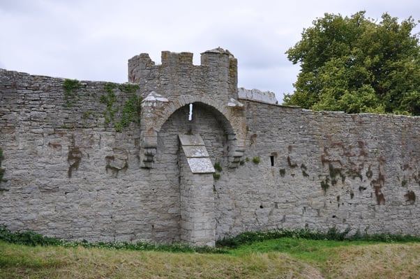 Schweden, Gotland, Visby mit Kathedrale und Stadtmauer