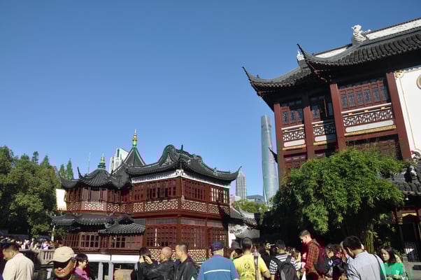 China, Shanghai, Altstadt aus der Ming Dynastie