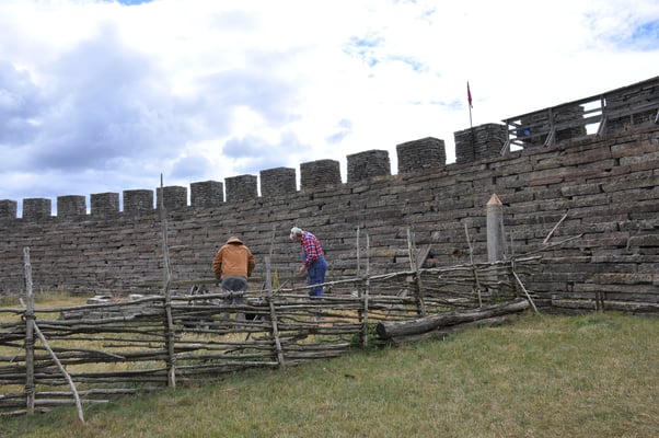 Schweden, Öland, Eketorps Borg, Wikinger Museum
