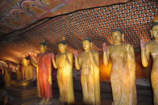 Sri Lanka, Goldener Höhlentempel von Dambulla