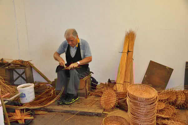 Madeira, Camacha, Korbflechterei