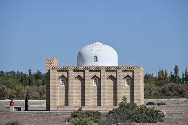 Turkmenistan, Konya Urgench, Ruinen der alten choresmischen Hauptstadt Gurgandsch