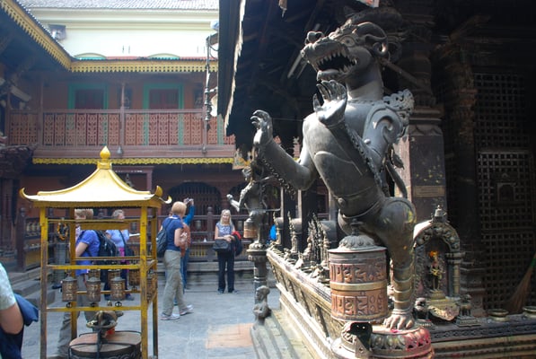 Nepal - Patan - Hiranya Varna Mahavihar (Golden Temple) - Buddhistisch 