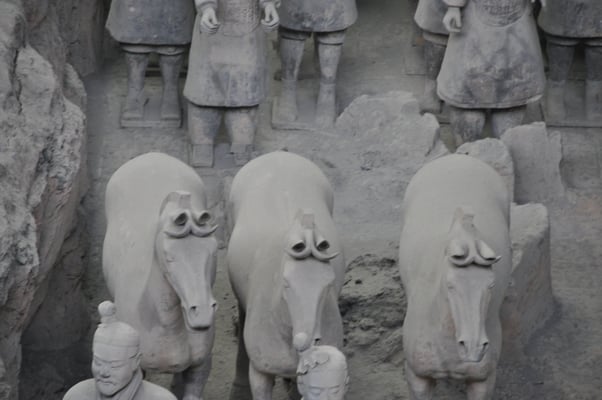 China, Xi'an, Terrakotta Armee des ersten chin. Kaisers Qin Shihuangdi