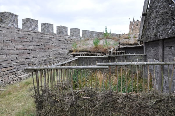Schweden, Öland, Eketorps Borg, Wikinger Museum