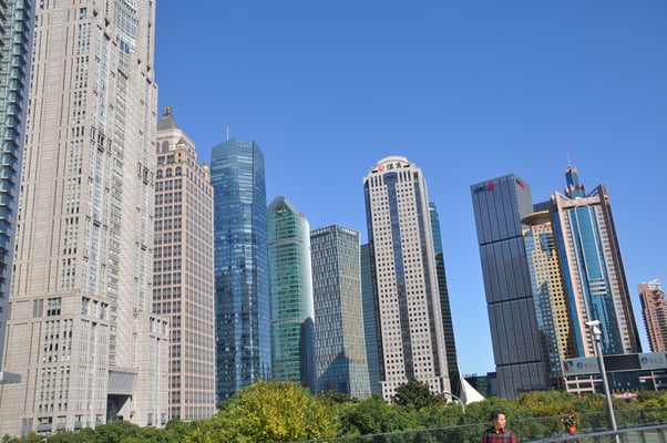 China, Shanghai, Wolkenkratzer