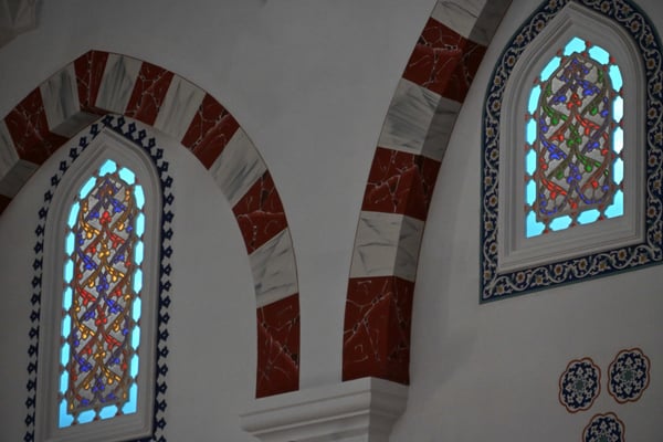 Turkmenistan, Ashgabad, Blaue Moschee