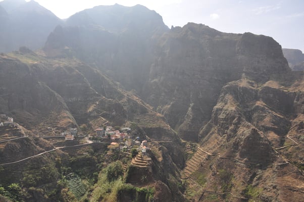 Kap Verden, Insel Santo Antao, Bergdorf Fontainhas