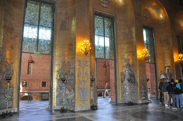 Schweden, Stockholm, Rathaus, (Verleihungsort der Nobelpreise)