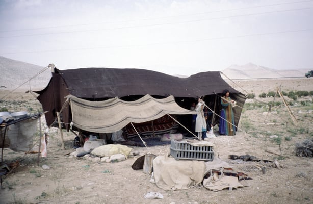 Iran, Besuch in einem Lager der Kaschgai Nomaden