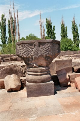 Ruine der Rundkirche Svartnots