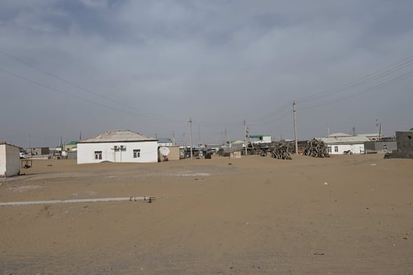 Turkmenistan, Besuch eines Dorfes