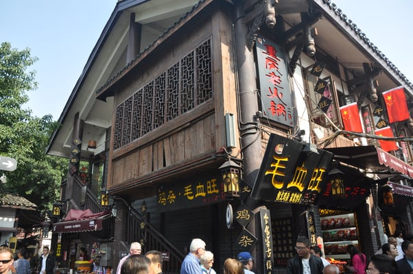 China, Chongqing, Altstadt