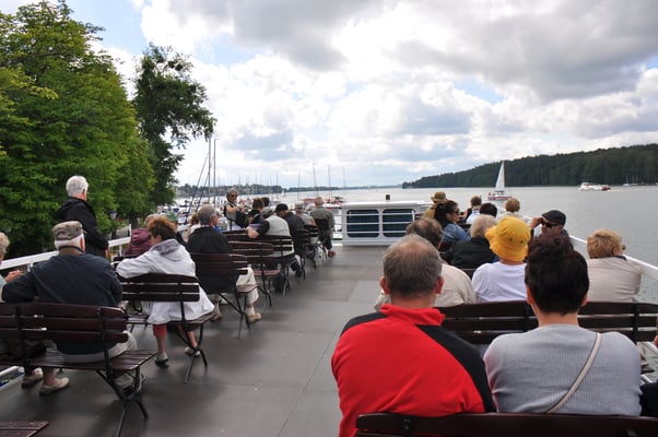 Fahrt auf dem Masurischen See Mazurski Park Krakjobrazobi
