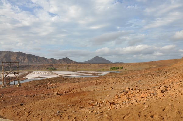 Kap Verden, Insel Sal, Salzgewinnungsanlage