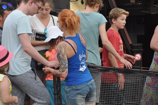 Polen: Danzig: Nach der Stadt Führung Essen in der Piroggerie und Bootsfahrt und danach ins Edelrestaurant Goldwasser