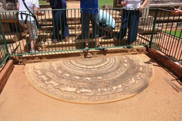 Sri Lanka: Anuradhapura, Moonstone