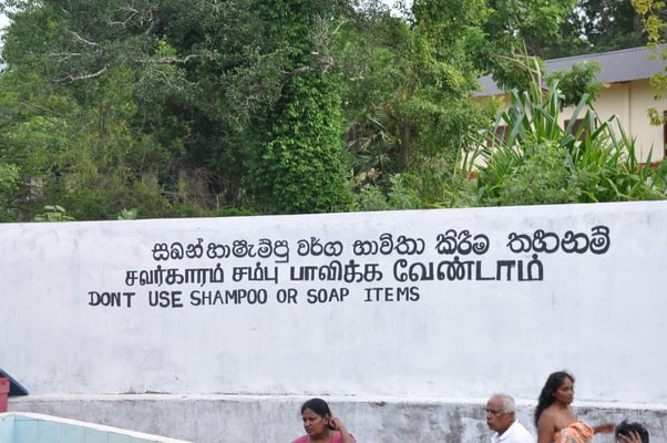 Sri Lanka, Kinniya, Besuch der heißen Quellen