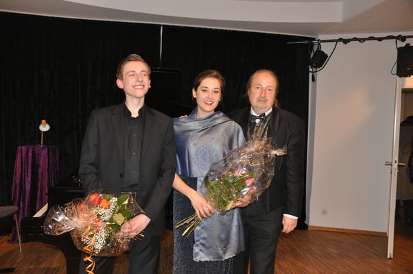 KuBe Konzert "Ich atmet' einen linden Duft" am 22. April 2016 im Leidinger Saarbrücken mit Alexander Baier, Lisa Ströckens​, Michael Britz​