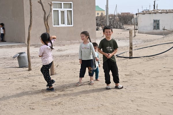 Turkmenistan, Besuch eines Dorfes