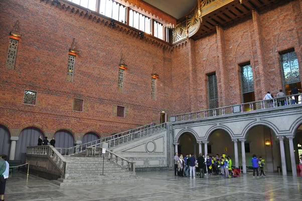 Schweden, Stockholm, Rathaus, (Verleihungsort der Nobelpreise)