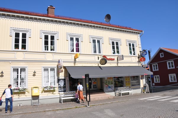 Schweden, Gränna, Erfindung der Zuckerstange durch Amalia Eriksson