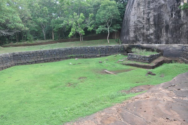 Sri Lanka, Sigirya, Rieselfels Sigirya (Löwenfels)