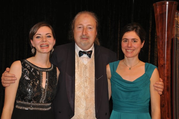 KuBe Konzert "Duftende Märchen im Ohr", Domicil Leidinger, 11. Dezember 2015, Michael Britz mit Ania Konieczny und Verena Jochum.