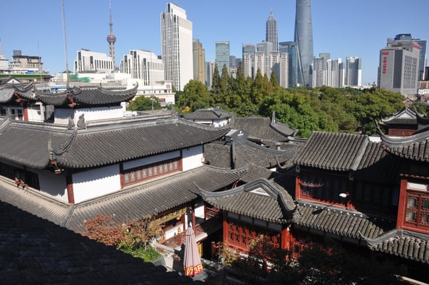 China, Shanghai, Altstadt aus der Ming Dynastie