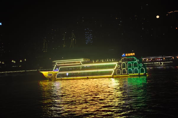 China, Chongqing, Beginn der Yangtze Kreuzfahrt