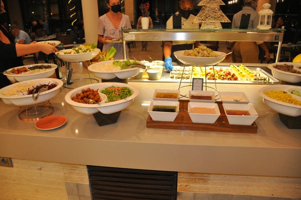 Kap Verden, Insel Sal, Abendbuffet im Hilton