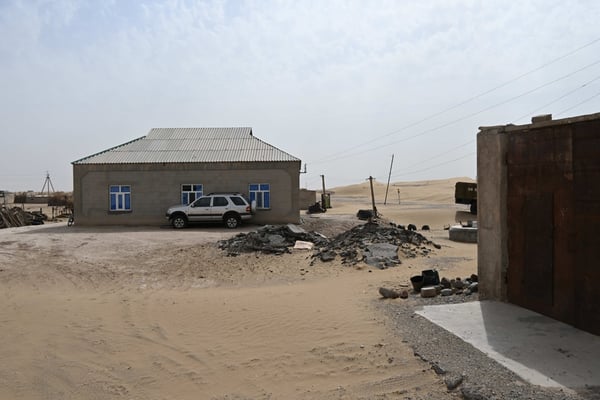 Turkmenistan, Besuch eines Dorfes