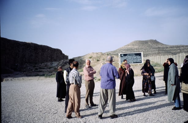 Iran,  Firuzabad, sassanidische Palastanlage