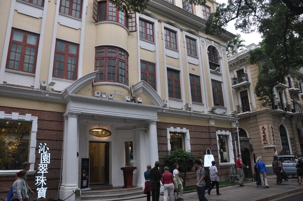 China, Kanton, Shamian Insel, Kolonialbauten