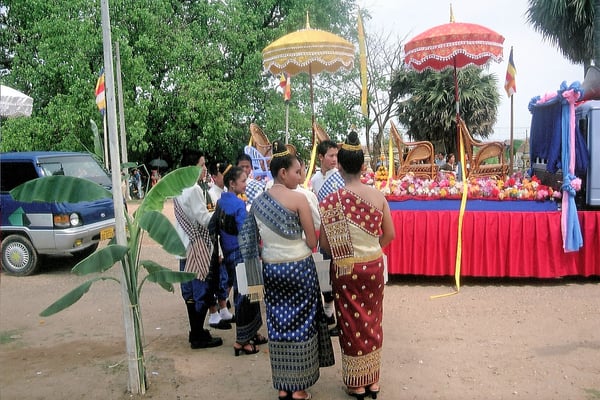 Laos, Vientiane, Hauptstadt von Laos, Kloster Wat Si Saket