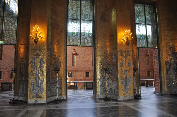 Schweden, Stockholm, Rathaus, (Verleihungsort der Nobelpreise)