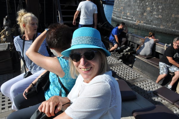 Madeira, Funchal, Bootsfahrt, Nachbau der Santa Maria von Christoph Kolumbus