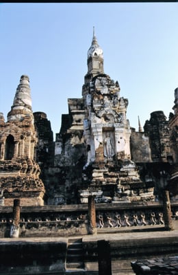 Thailand, Sukuthai, Wat Maha Dat
