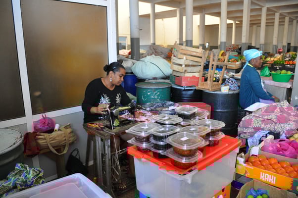 Kap Verden, Insel Santiago, Assomada, Markt