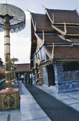 Thailand, Tempelanlage Wat Phra That Doi Suthep