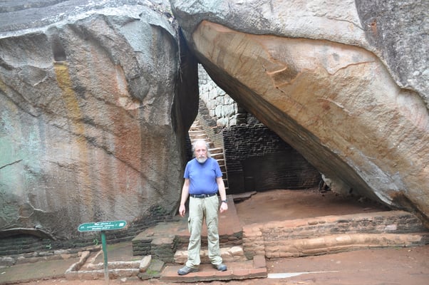 Sri Lanka, Sigirya, Rieselfels Sigirya (Löwenfels)