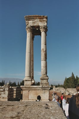 Libanon, Ruinen von Andja, arabisch