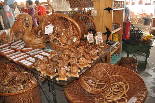 Madeira, Camacha, Korbflechterei