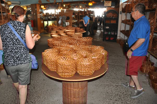 Madeira, Camacha, Korbflechterei