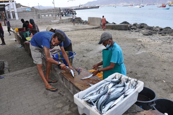 Kap Verden, Insel Sao Vicente, Stadt Mindelo